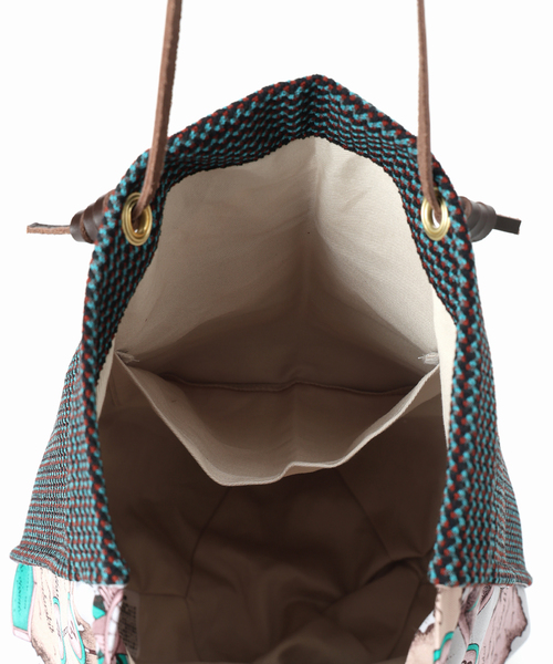 manipuri（マニプリ）の「manipuri マニプリ 刺繍プリントトートL 0153252403（トートバッグ・レディース・ライトグレー・FREE）」の10枚目の写真