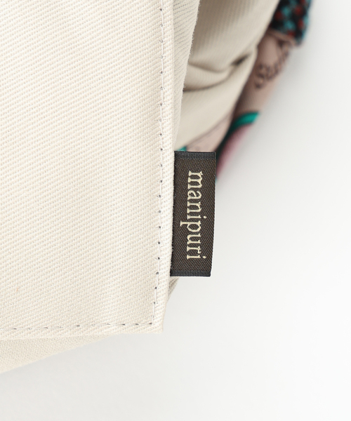 manipuri（マニプリ）の「manipuri マニプリ 刺繍プリントトートL 0153252403（トートバッグ・レディース・ライトグレー・FREE）」の12枚目の写真