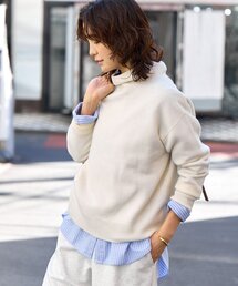 RIVE DROITE | 【5色展開/万能トップス】ウール100NEWボトルネックニット(ニット/セーター)