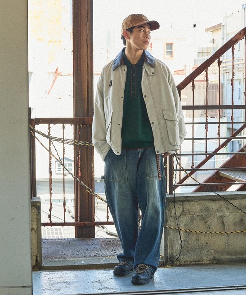 niko and...(ニコアンド)の「配色ニットポロ(ポロシャツ・メンズ・グリーン/チャコール/アイボリー・LARGE/MEDIUM)」の14枚目の写真