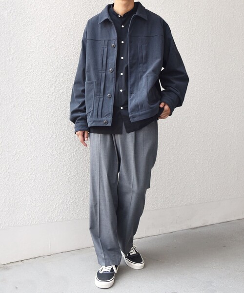 SHIPS any（シップス エニィ）の「SHIPS any:〈洗濯機可能〉SOLOTEX(R) コーデュロイ トラック ブルゾン(セットアップ対応)◇（ブルゾン・メンズ・ブラック/ホワイト/ブラウン/チャコールグレー・LARGE/MEDIUM/SMALL）」の7枚目の写真