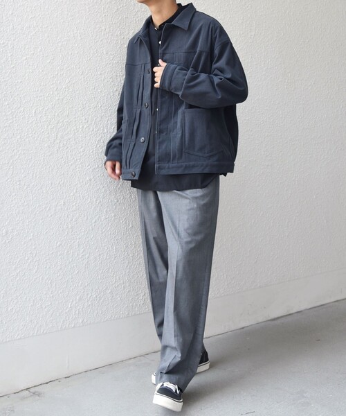 SHIPS any（シップス エニィ）の「SHIPS any:〈洗濯機可能〉SOLOTEX(R) コーデュロイ トラック ブルゾン(セットアップ対応)◇（ブルゾン・メンズ・ブラック/ホワイト/ブラウン/チャコールグレー・LARGE/MEDIUM/SMALL）」の6枚目の写真