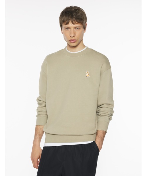 Maison Kitsune（メゾンキツネ）の「STANDING FOX COMFORT SWEATSHIRT（スウェット・メンズ・ブラック/ブラウン系その他/グレイッシュブルー・XL/L/M/S/XS）」の9枚目の写真