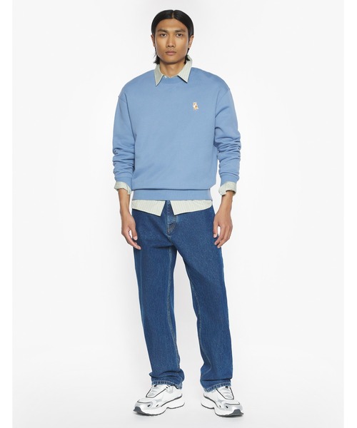 Maison Kitsune（メゾンキツネ）の「STANDING FOX COMFORT SWEATSHIRT（スウェット・メンズ・ブラック/ブラウン系その他/グレイッシュブルー・XL/L/M/S/XS）」の13枚目の写真