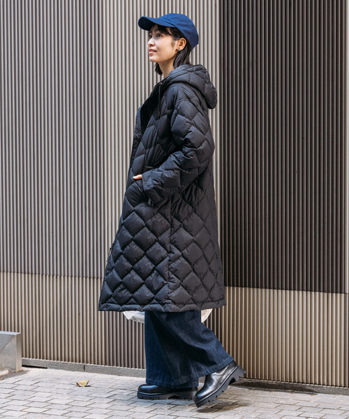 NANGA × FREAK'S STORE/ナンガ 別注 キルトフーディー/ロング