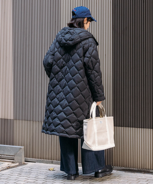 NANGA × FREAK'S STORE/ナンガ 別注 キルトフーディー/ロングダウン