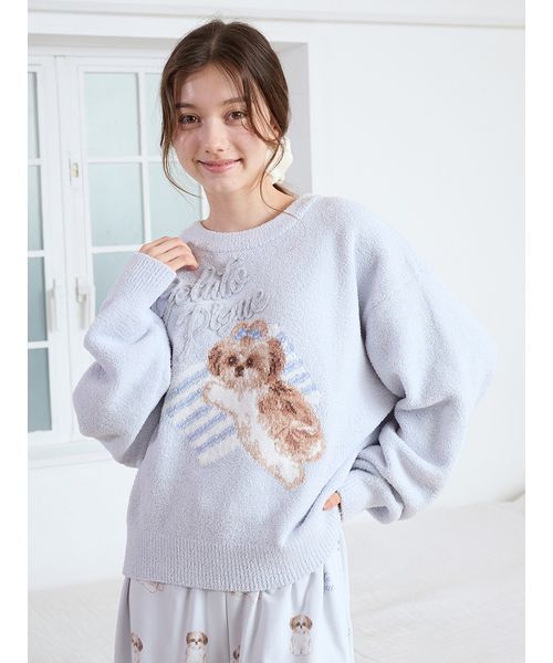 ジェラートピケ　シーズージャガードプルオーバー シーズージャガードプルオーバー（ルームウェア/パジャマ）｜gelato