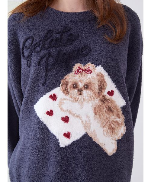 gelato pique（ジェラートピケ）の「シーズージャガードプルオーバー