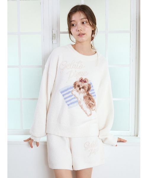 ジェラートピケ　シーズージャガードプルオーバー シーズージャガードプルオーバー（ルームウェア/パジャマ