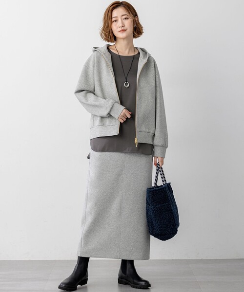 セール】【洗える】コットンエアーダンボール コクーン フーディー