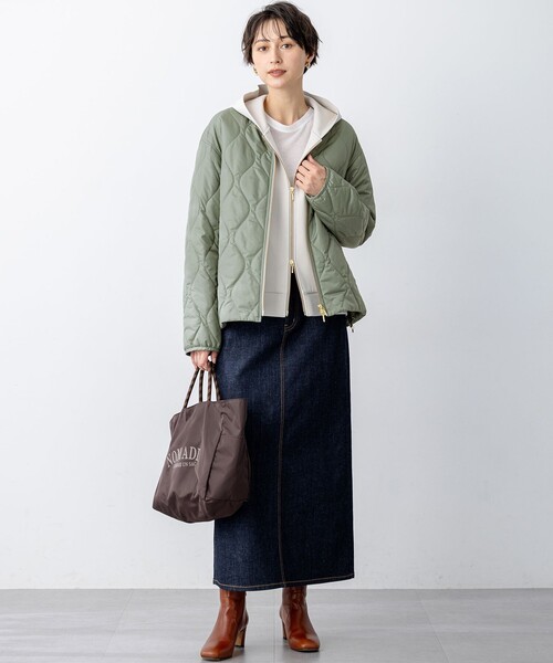 セール】【洗える】コットンエアーダンボール コクーン フーディー