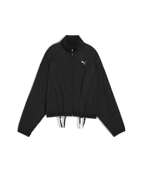 PUMA（プーマ）の「PUMA プーマ ウィメンズ デア トゥ オーバーサイズド ウーブン ジャケット（ブルゾン・レディース・ブラック/ライトカーキ・MEDIUM/LARGE/SMALL/X-LARGE）」の7枚目の写真