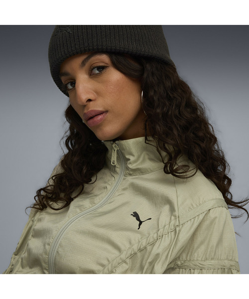 PUMA（プーマ）の「PUMA プーマ ウィメンズ デア トゥ オーバーサイズド ウーブン ジャケット（ブルゾン・レディース・ブラック/ライトカーキ・MEDIUM/LARGE/SMALL/X-LARGE）」の12枚目の写真