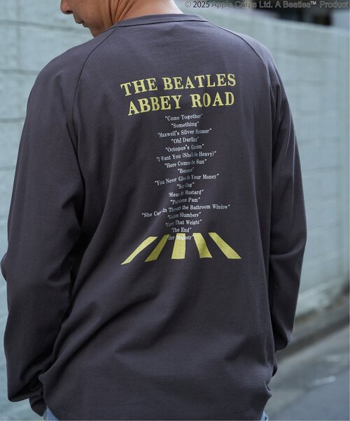The Beatles(ザビートルズ)の「THE BEATLES ザ ビートルズ Abbey Road アビイロード ロンT(Tシャツ/カットソー・メンズ・オフホワイト/ライトグレー/チャコール・L/M)」の3枚目の写真