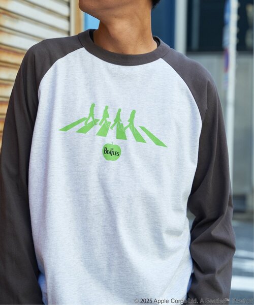 The Beatles(ザビートルズ)の「THE BEATLES ザ ビートルズ Abbey Road アビイロード ロンT(Tシャツ/カットソー・メンズ・オフホワイト/ライトグレー/チャコール・L/M)」の4枚目の写真