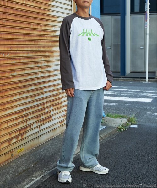 The Beatles(ザビートルズ)の「THE BEATLES ザ ビートルズ Abbey Road アビイロード ロンT(Tシャツ/カットソー・メンズ・オフホワイト/ライトグレー/チャコール・L/M)」の5枚目の写真