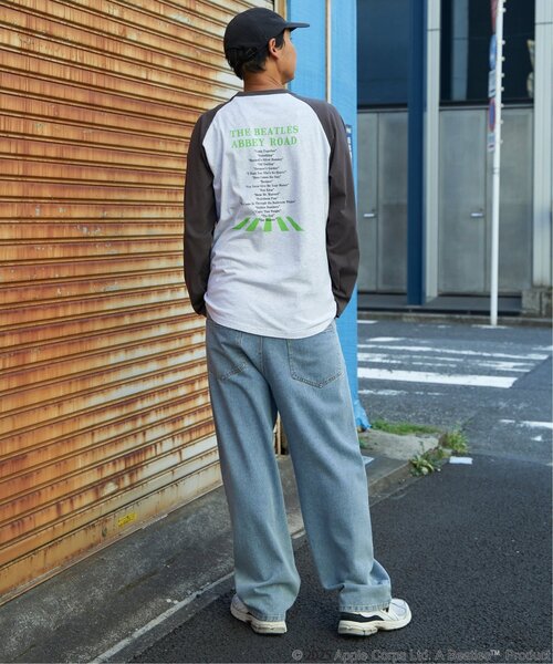 The Beatles(ザビートルズ)の「THE BEATLES ザ ビートルズ Abbey Road アビイロード ロンT(Tシャツ/カットソー・メンズ・オフホワイト/ライトグレー/チャコール・L/M)」の7枚目の写真