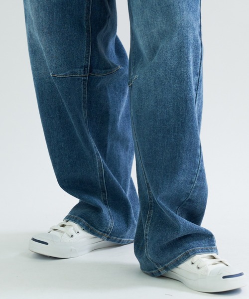 A.D.C.L.(エーディーシーエル)の「ストレッチ バレルシルエット デニムパンツ(デニムパンツ・レディース・ブルー/ネイビー・M/L)」の14枚目の写真