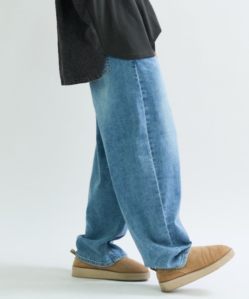 A.D.C.L.(エーディーシーエル)の「ストレッチ バレルシルエット デニムパンツ(デニムパンツ・レディース・ブルー/ネイビー・M/L)」の5枚目の写真
