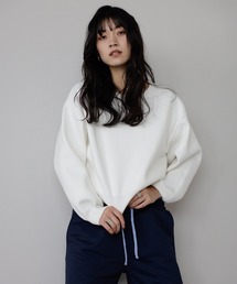 ENC | sweat like knit pullover / スウェットライクニットプルオーバー(ニット/セーター)