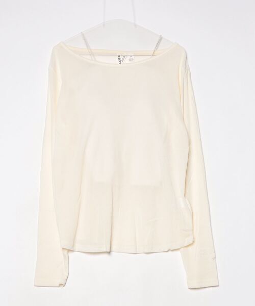 ROXY（ロキシー）の「ロキシー ROXY WHATS IN YOUR HEART L/S TEE（Tシャツ/カットソー・レディース・ブラック/オフホワイト/ベージュ・M/L）」の2枚目の写真