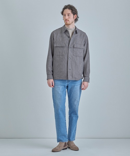 MEN'S BIGI(メンズビギ)の「山羊皮サイドゴアブーツ(ブーツ・メンズ・ベージュ/ブラック・01/03/02)」の10枚目の写真
