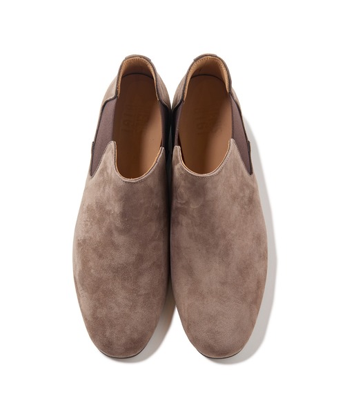 MEN'S BIGI(メンズビギ)の「山羊皮サイドゴアブーツ(ブーツ・メンズ・ベージュ/ブラック・01/03/02)」の12枚目の写真
