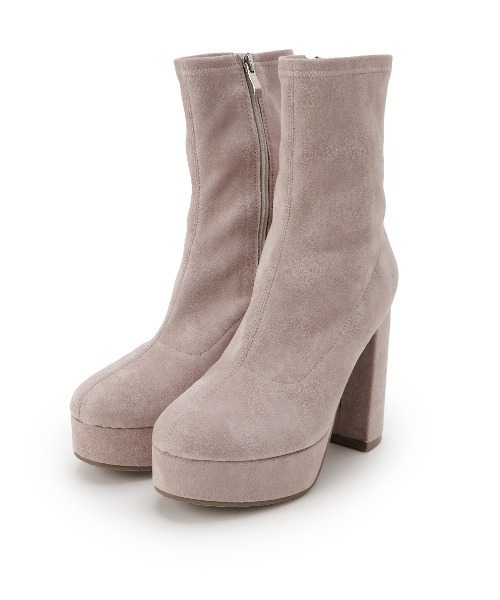 WILLSELECTION（ウィルセレクション）の「厚底ショートブーツ（ブーツ・レディース・ベージュ/モカ/ブラック/ブラック系その他・SMALL/MEDIUM/LARGE）」の3枚目の写真