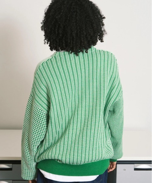 PHINGERIN(フィンガリン)の「MULTI KNIT CARDIGAN(カーディガン/ボレロ・メンズ・ブルー/グリーン/ブラック・L)」の4枚目の写真