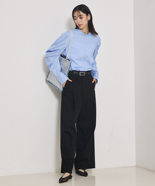 qualite（カリテ）の「【A４サイズ収納可能】ハクツイードバック（トートバッグ・レディース・シルバー・フリー）」の3枚目の写真