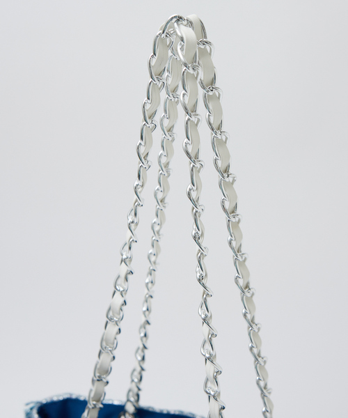 qualite（カリテ）の「【A４サイズ収納可能】ハクツイードバック（トートバッグ・レディース・シルバー・フリー）」の9枚目の写真