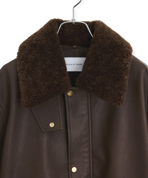 アダムエロペ シンセティックレザーブルゾン adametrope 楽天市場】シンセティックレザーブルゾン／アダムエロペ（ADAM