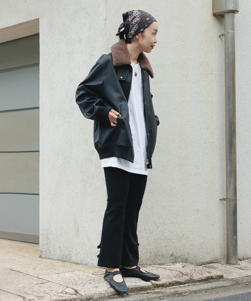 アダムエロペ シンセティックレザーブルゾン adametrope 楽天市場】シンセティックレザーブルゾン／アダムエロペ（ADAM