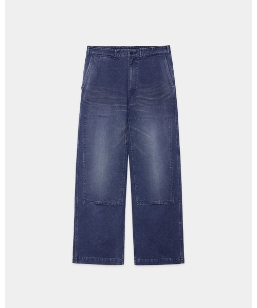 markaware(マーカウェア)の「【markaware/marka】オーガニックコットンダック / ダブルニーパンツ / DOUBLE KNEE PANTS(デニムパンツ・メンズ・ネイビー/ブラック/ブラウン・1/2)」の3枚目の写真