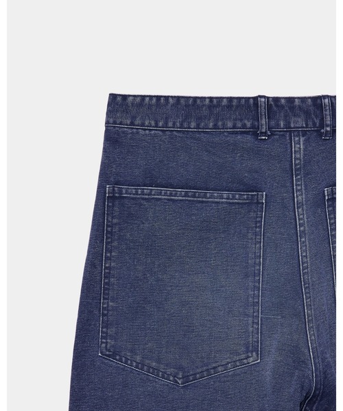 markaware(マーカウェア)の「【markaware/marka】オーガニックコットンダック / ダブルニーパンツ / DOUBLE KNEE PANTS(デニムパンツ・メンズ・ネイビー/ブラック/ブラウン・1/2)」の4枚目の写真