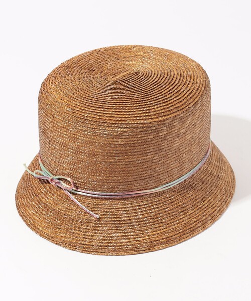 MAISON MICHEL（メゾンミッシェル）の「MAISON MICHEL Mini Kendall Season（ハット・レディース・キャメル・S）」の3枚目の写真