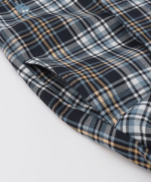 KP（ケーピー）の「チェック　プリーツキュロットスカート（スカート・キッズ・ネイビー/チャコールグレー・160cm/120cm/130cm/140cm/150cm）」の5枚目の写真