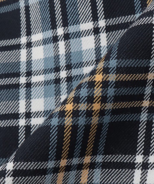 KP（ケーピー）の「チェック　プリーツキュロットスカート（スカート・キッズ・ネイビー/チャコールグレー・160cm/120cm/130cm/140cm/150cm）」の9枚目の写真