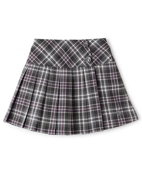 KP（ケーピー）の「チェック　プリーツキュロットスカート（スカート・キッズ・ネイビー/チャコールグレー・160cm/120cm/130cm/140cm/150cm）」の11枚目の写真