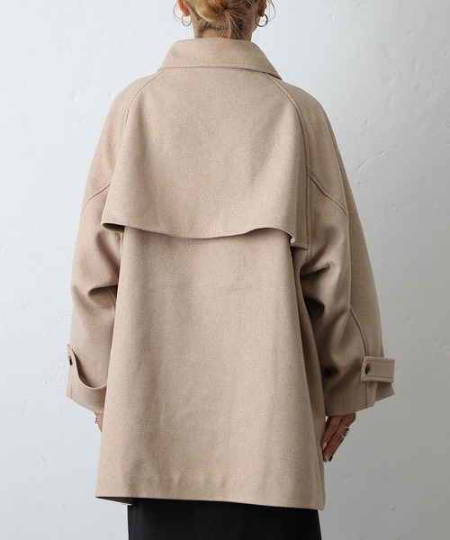 COLONY 2139（コロニートゥーワンスリーナイン）の「ラグランスリーブフレアコート（その他アウター・レディース・チャコールグレー/ベージュ/ブラウン/ブラック・FREE）」の20枚目の写真