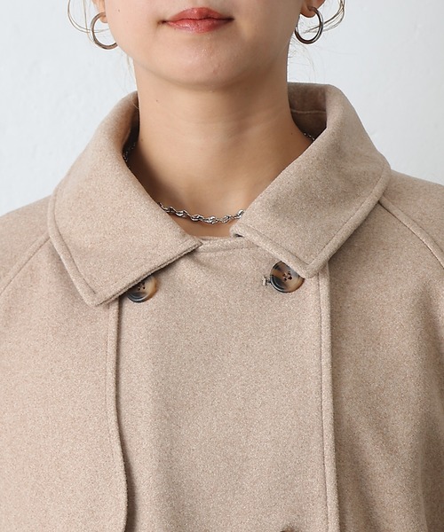 COLONY 2139（コロニートゥーワンスリーナイン）の「ラグランスリーブフレアコート（その他アウター・レディース・チャコールグレー/ベージュ/ブラウン/ブラック・FREE）」の21枚目の写真