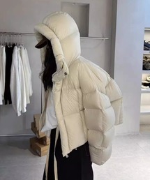 Dolce Fiora（ドルチェフィオラ）の「韓国風ショート丈ダウンジャケット（ダウンジャケット/コート）」