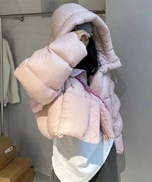 韓国風ショート丈ダウンジャケット