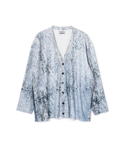 NON TOKYO/ノントーキョー/プリントリブBIGカーディガン