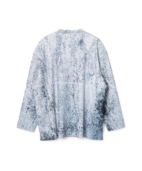 NON TOKYO/ノントーキョー/プリントリブBIGカーディガン