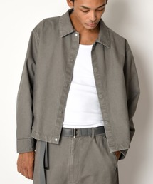 SUPERTHANKS（スーパーサンクス）の「＜ピグメント加工＞ボタン シャツ ジャケット/Pigment dyed Twill Shirt Jacket（その他アウター）」
