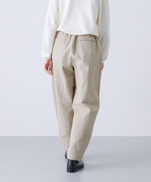 かぐれ（カグレ）の「Loose tapered pants（その他パンツ・レディース・ブラック/ライトベージュ/ベージュ・FREE）」の6枚目の写真