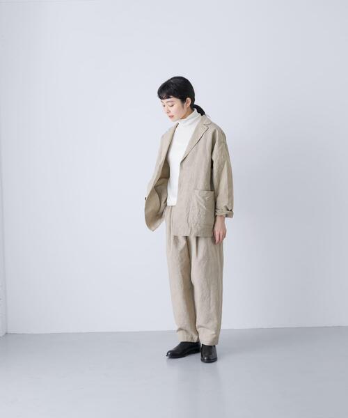 かぐれ（カグレ）の「Loose tapered pants（その他パンツ・レディース・ブラック/ライトベージュ/ベージュ・FREE）」の8枚目の写真