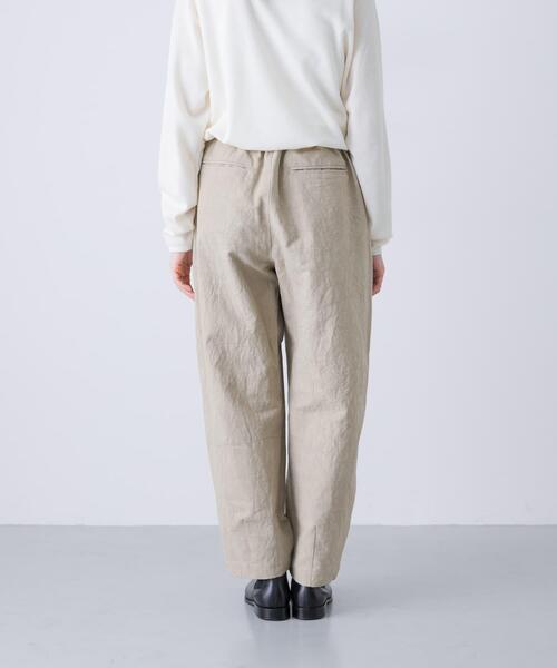 かぐれ（カグレ）の「Loose tapered pants（その他パンツ・レディース・ブラック/ライトベージュ/ベージュ・FREE）」の11枚目の写真