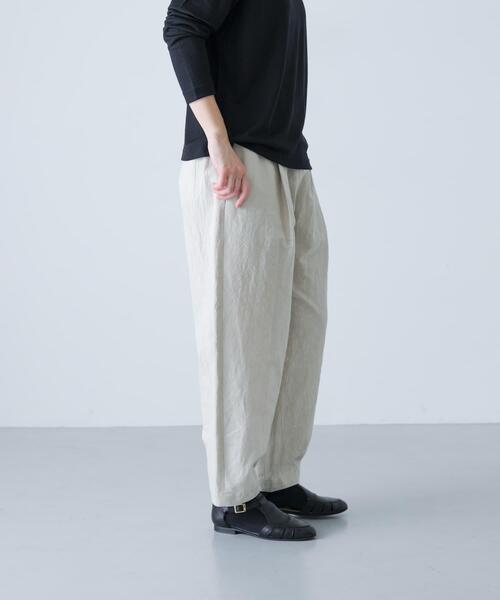 かぐれ（カグレ）の「Loose tapered pants（その他パンツ・レディース・ブラック/ライトベージュ/ベージュ・FREE）」の17枚目の写真